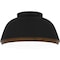 Quoizel Tamara Flush Mount 3 Lights Matte Black TMR1616MBK - alternate 1